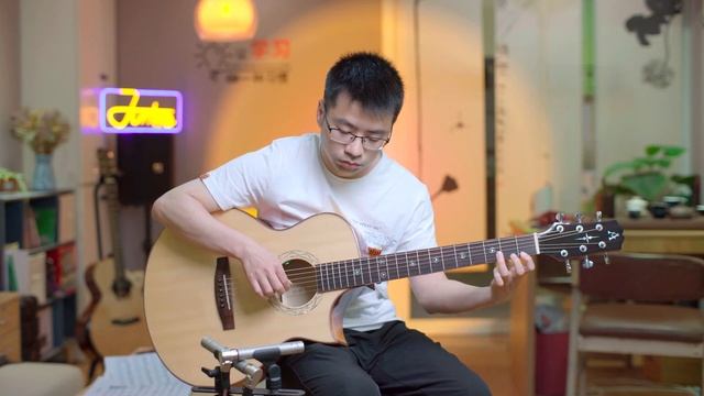 Aosen acoustic guitar Performance GA 750C（4） смотреть онлайн