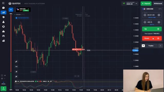 STOCHASTIC OSCILLATOR BEST INDICATOR | BEST BINARY OPTIONS 2022 | Live 🔴 смотреть онлайн