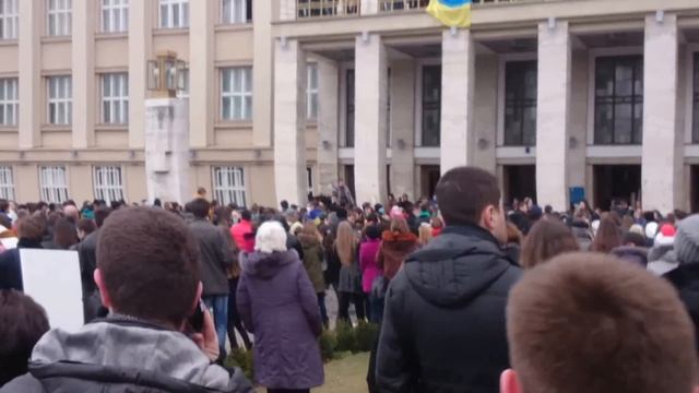 Захват ОГА в Ужгороде 19.02.2014 (1) смотреть онлайн