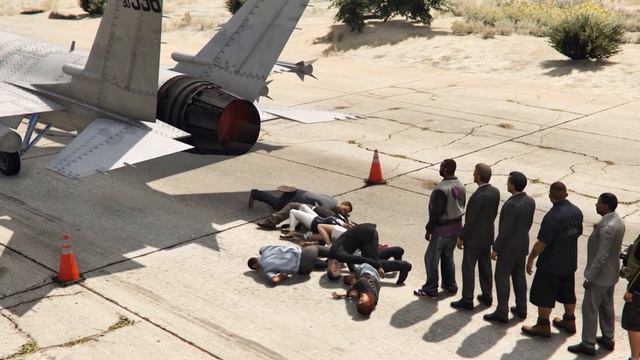 GTA 5 Lazer vs 100 Peds смотреть онлайн