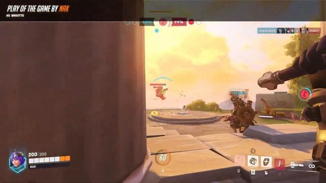 Brigitte boops nano'd Reaper off the map смотреть онлайн