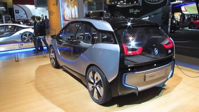 BMW i3 Concept exterior and interior views смотреть онлайн