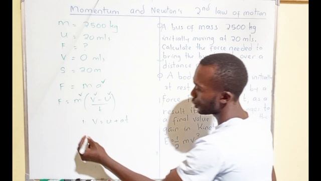 Momentum and Newton's 2nd law of motion смотреть онлайн