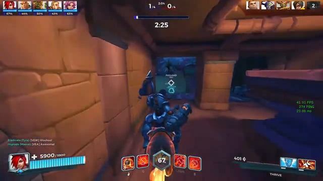 Paladins OB51 PTS - New Frontline champion ASH gameplay смотреть онлайн