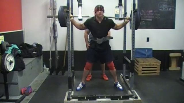 3x10 With 440 lbs Raw Squat With Wraps PR @ 232 lbs смотреть онлайн