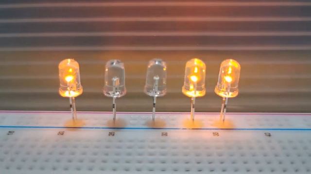 LED 5mm. Warm white กระพริบ смотреть онлайн