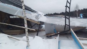 Ангар упал - В чем причины?  Ошибки строительства Ангаров.