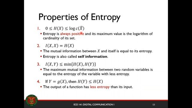 Introduction to Information Theory Part 1 смотреть онлайн