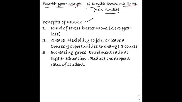 What is Multiple Entry and Exit system in Higher Education || NEP 2020:MEES Policy|| смотреть онлайн