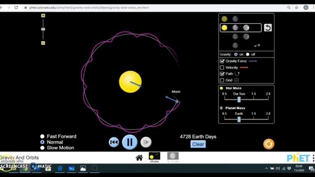 Fizik 7 Toka në orbitën e saj dhe lëvizja e planeteve. смотреть онлайн