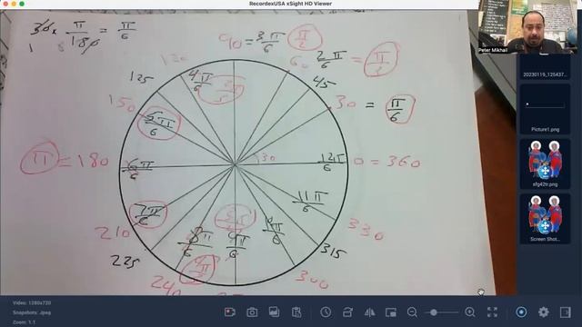 Pre- Calculus (Unit Circle 1- Angles in Degree and Radian) смотреть онлайн