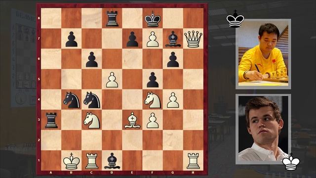 Li Chao Makes A Queen Sacrifice, Magnus Carlsen Sacrifices Back смотреть онлайн