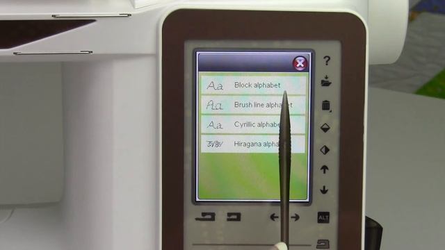 Husqvarna Viking Topaz 40 41 Programming the Memory & Alphabets смотреть онлайн