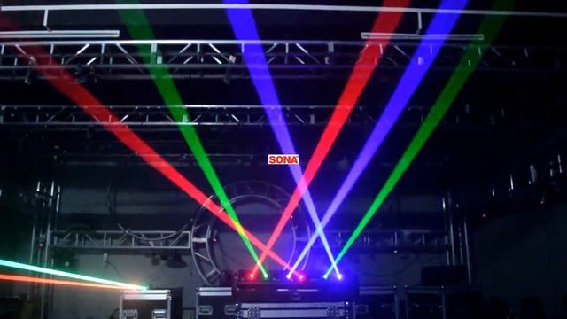 6 LENS RGB MOVING LASER Beam Stage LIGHTING смотреть онлайн