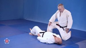 (Удэ хишиги дзюдзи гатамэ) Ude hishigi juji gatame - рычаг локтя захватом руки между ног