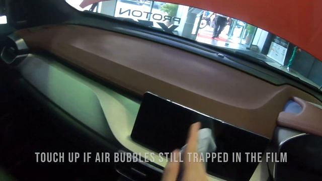 Presizes Proton X50 Infotainment Protector Installation Guide Video смотреть онлайн