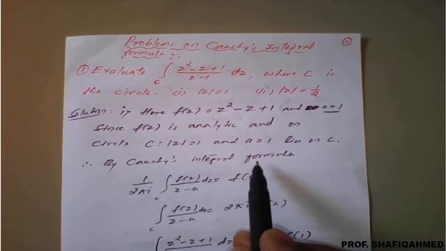 #13 || Problem#1 || Cauchy’s theorem || ∫(𝒛^𝟐−𝒛+𝟏)/(𝒛−𝟏) 𝒅𝒛 || c: |𝒛|=𝟏 || c:|𝒛|=𝟏/𝟐|| 18MAT41 || смотреть онлайн