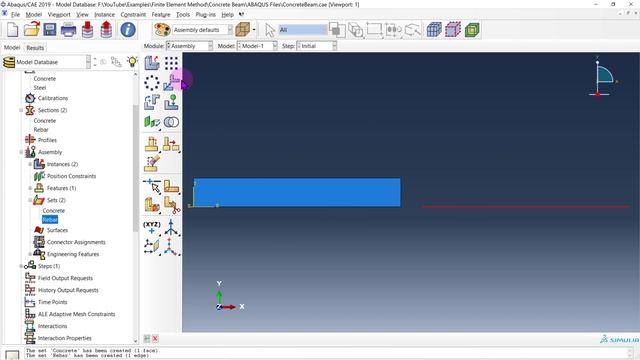 ABAQUS Example | 2D Concrete Beam (Concrete Damage Plasticity)