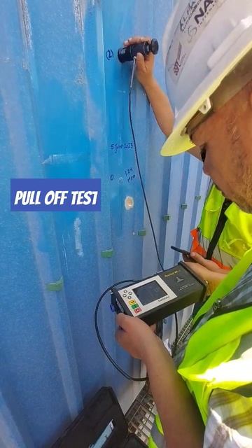📌Pull off test to test adhesion of the protection coating #corrosionprotection #construction смотреть онлайн