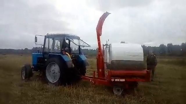 Обмотчик рулонов прицепной,пробный рулон смотреть онлайн