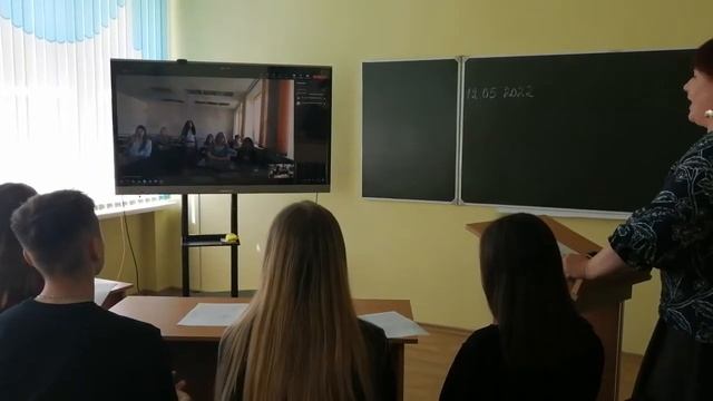 Фрагмент ВидеоМоста "Лицей - ПолесскийГУ", немецкий язык смотреть онлайн