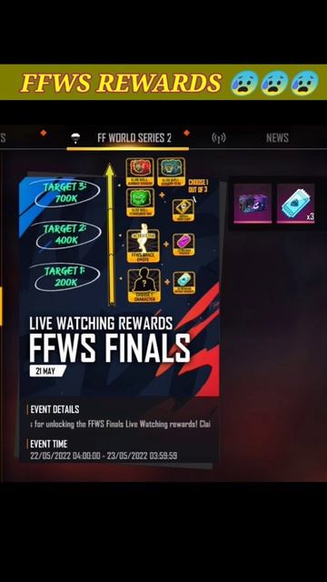 FFWS(2022) KA LIVE WATCHING REWARDS NAHI MILa 😭😰 -Garena Free Fire Max😢😥 #freefiresadstatus #shorts смотреть онлайн