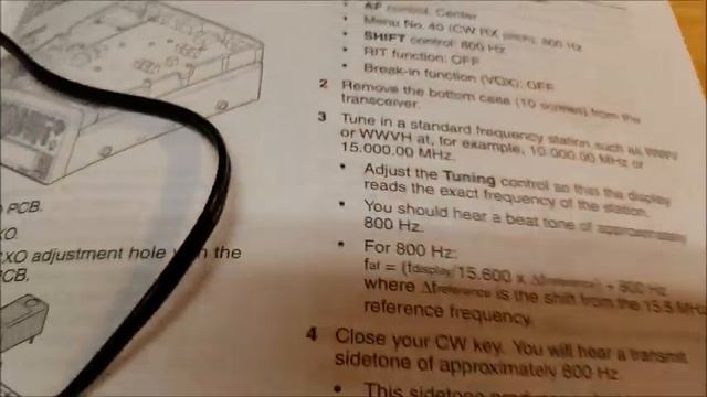 KENWOOD TS-590SG SO-3 TCXO High Stability Oscillator Installation And Frequency Calibration
