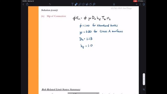 V22-2 Slip Critical Connection Strength смотреть онлайн