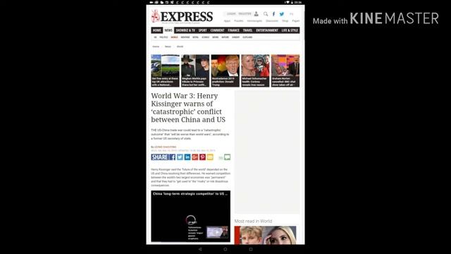 Henry Kissinger warns of CONFLICTS between CHINA And US #gungrab#itsallplan#staywoke смотреть онлайн