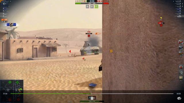 Мастер AMX 50 B во взводе с koreec173 | Wot Blitz смотреть онлайн
