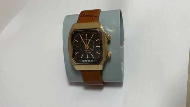 Мужские наручные часы Полет СССР позолоченные с будильником смотреть онлайн