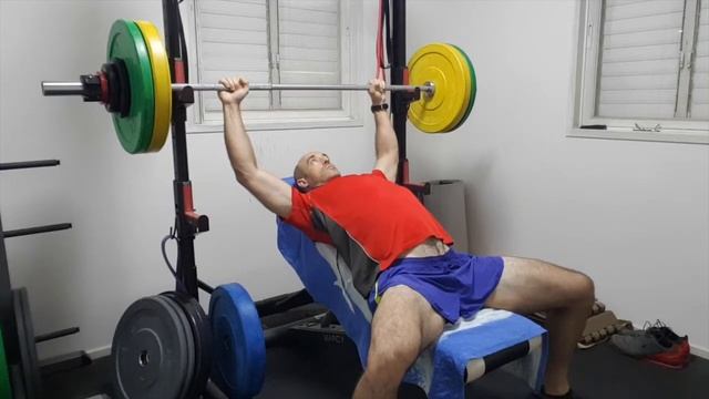 Incline Barbell Bench Press - 74.5 KG x 6 reps | 164 LBS x 6 reps - NEW PR смотреть онлайн