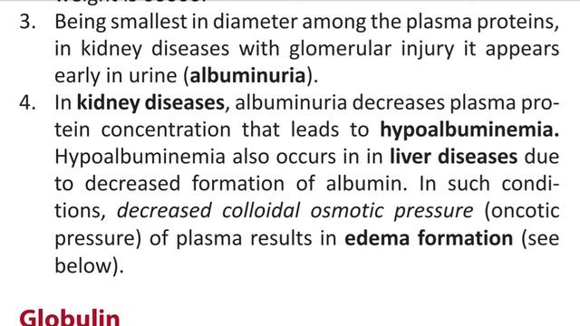 Types of Plasma Proteins - Albumin Globulin Fibrinogen смотреть онлайн
