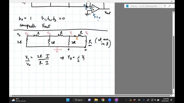 Mechatronics Lec22b: Digital to Analog Converter: Resistor Ladder Network (Spring 2023) смотреть онлайн