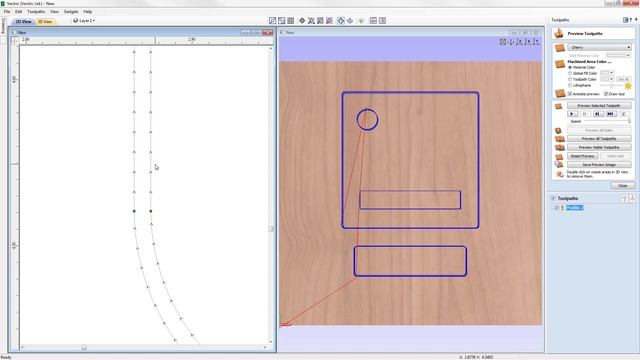 Vectric V10 Tutorials | 2D Toolpaths | Profile Toolpath Guide смотреть онлайн