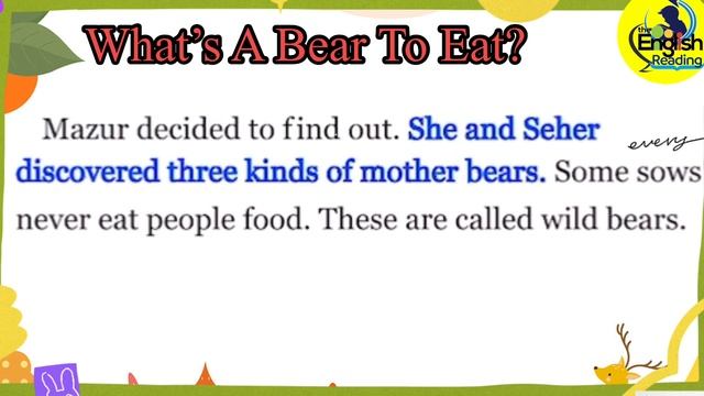 102| What's A Bear To Eat? | Level 20| Learn English through Stories| Learn English| English Story смотреть онлайн