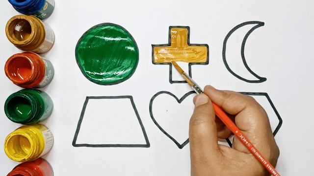 Drawing shapes | Shapes Song | Colors songs| Educational video for Kids | 2d shapes drawing | смотреть онлайн