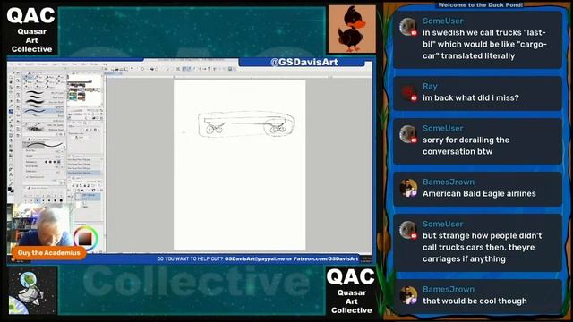 Quasar Art Collective- A collaborative Art Stream смотреть онлайн