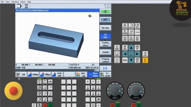 5 SLOT MILLING. #cnc #cncmachine #sinumerik #cncmilling смотреть онлайн