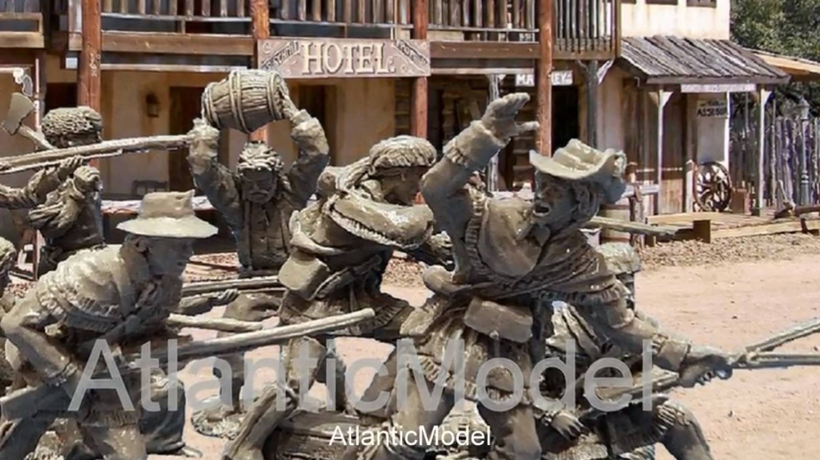 солдатики Barzso Пионеры, поселенцы Бунсборо 22 фигуры 22 позы смотреть онлайн