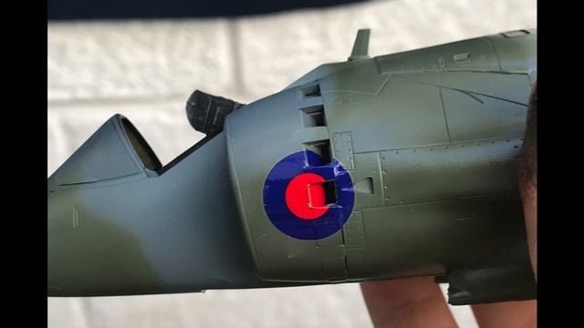 Kinetic 1:48 Hawker Siddeley Harrier GR.3 picture build video смотреть онлайн