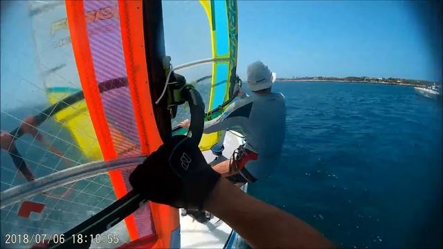 Tandem Windsurfing in Aruba. Short family version смотреть онлайн