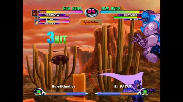 MvC2: Khaos - Magneto GB to 100% Sequence vs Sentinel .:5.10.22:. [Romneto Commentary] смотреть онлайн