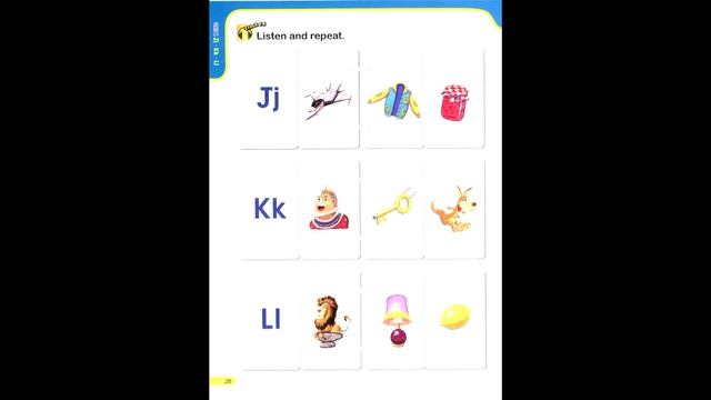 page 28 smart phonics1 unit4 j k l смотреть онлайн