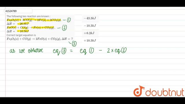 The following teo reaction are known : `Fe_(2)O_(3)(s)+3CO(g)rarr2Fe(s) смотреть онлайн