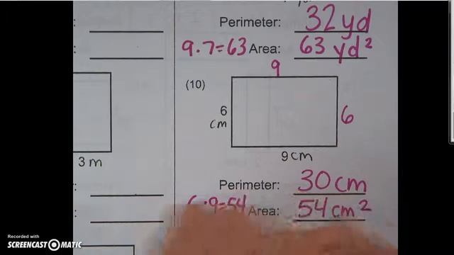 Area and Perimeter of Rectangles смотреть онлайн