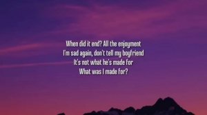 Billie Eilish - What Was I Made For? [From The Motion Picture “Barbie”] (Lyrics)