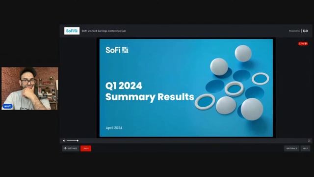 SOFI Q1 2024 EARNINGS LIVE | MARKET OPEN смотреть онлайн