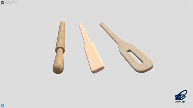 Laundry Stick Pack - low poly PBR 3d model смотреть онлайн