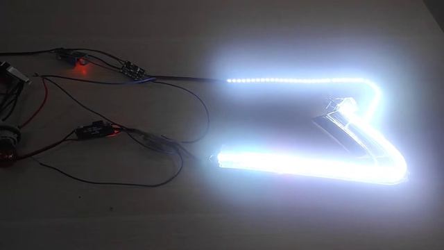 Дхо с динамическими поворотниками на ws2812b смотреть онлайн